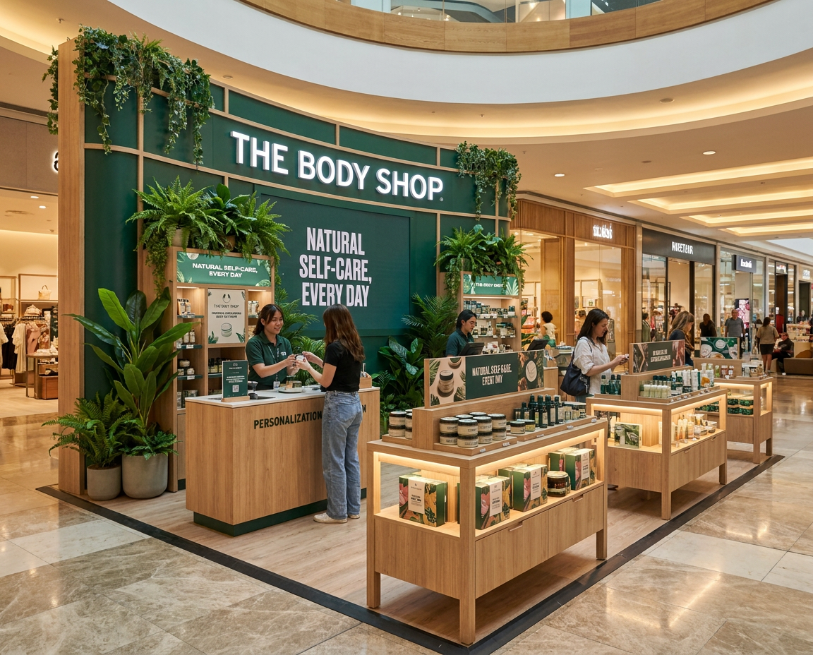 The Body Shop — Mall Pop-Up Installation