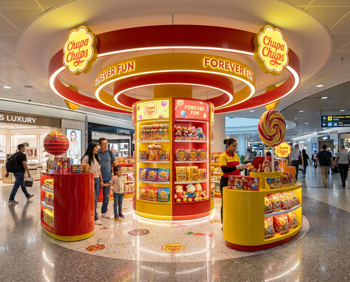 Chupa Chups — Mall Island Installation